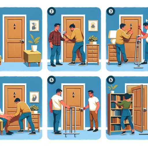 how to lock a door without a lock