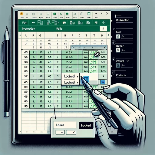 how to lock a row in excel