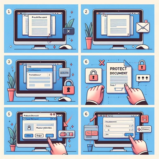 how to lock a word document