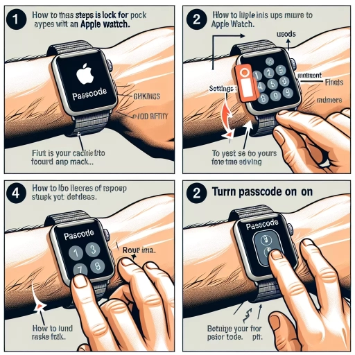 how to lock apple watch