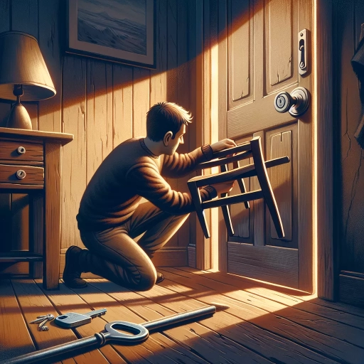 how to lock door without lock