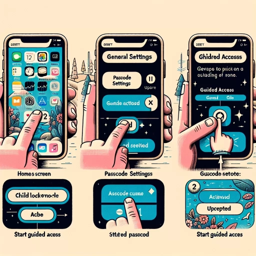 how to lock iphone screen for kids