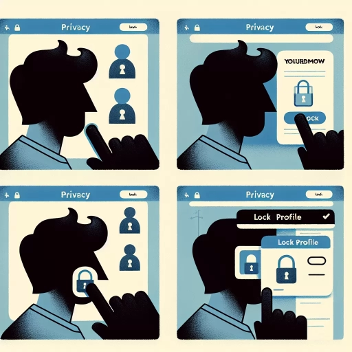 how to lock my profile on facebook