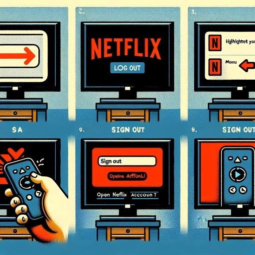 how to log out netflix on tv