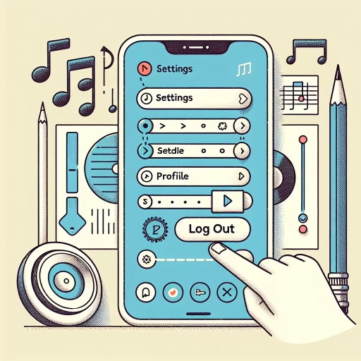 how to log out of spotify
