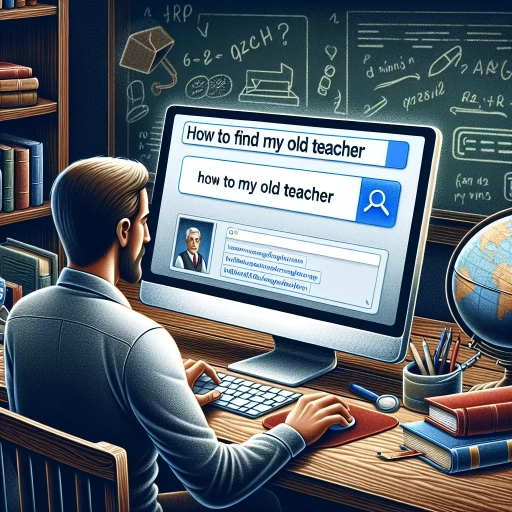 how to look up old school teachers