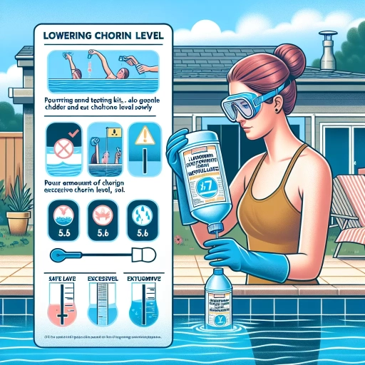 how to lower chlorine in pool