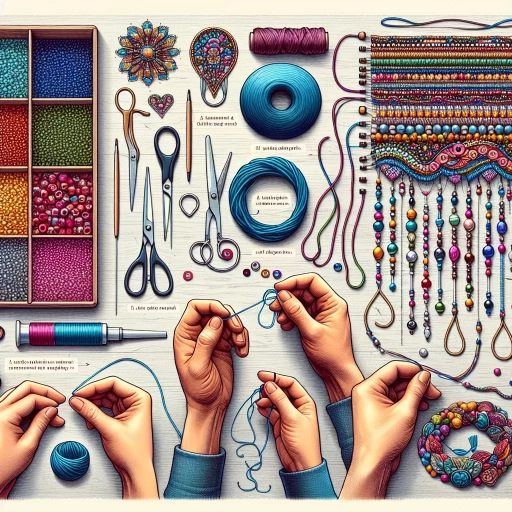how to make a beaded lanyard