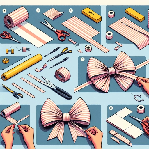 how to make a bow out of wrapping paper