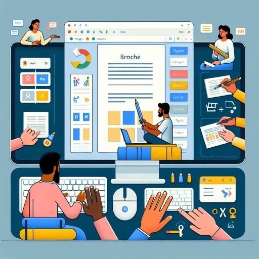 how to make a brochure on google docs
