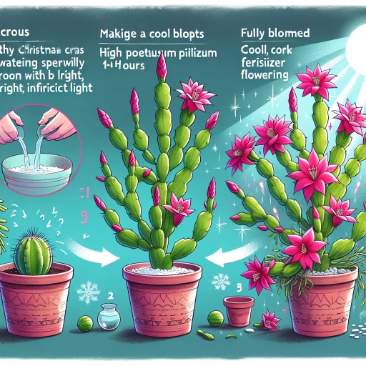 how to make a christmas cactus bloom