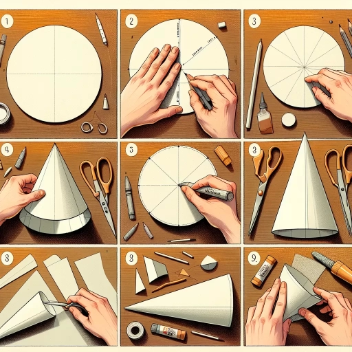 how to make a cone out of paper