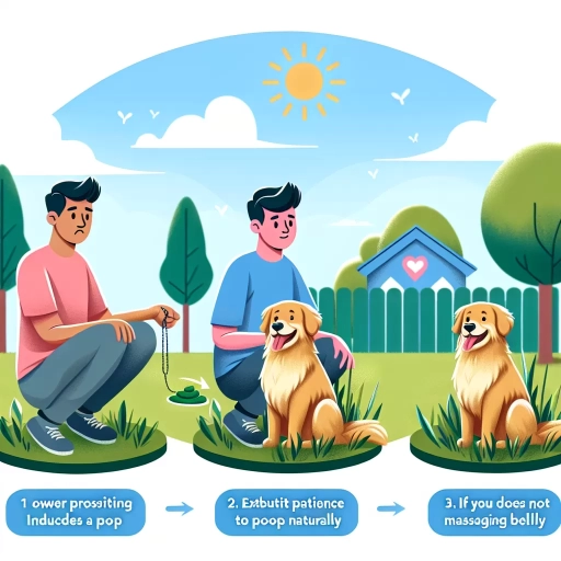 how to make a dog poop