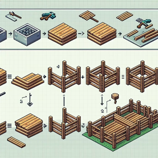 how to make a fence in minecraft