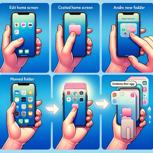how to make a folder on iphone
