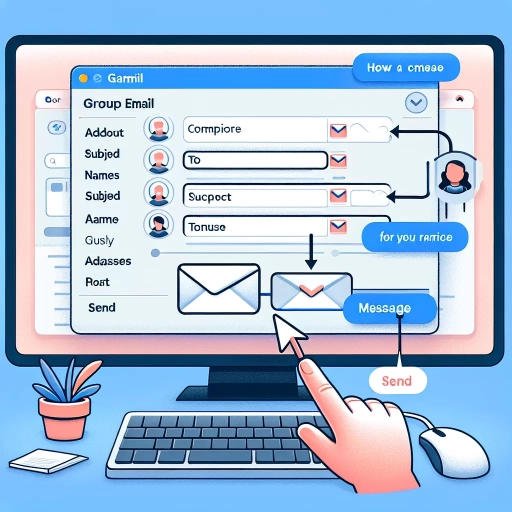 how to make a group email in gmail