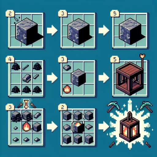 how to make a lantern in minecraft