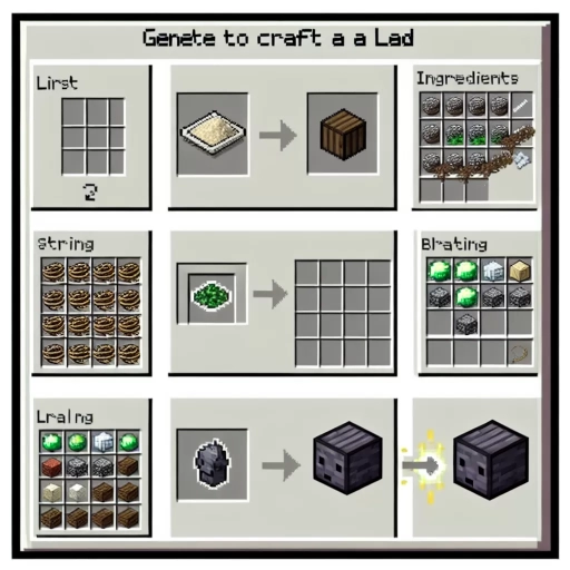how to make a lead in minecraft