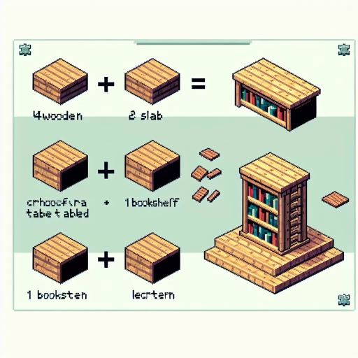 how to make a lectern in minecraft