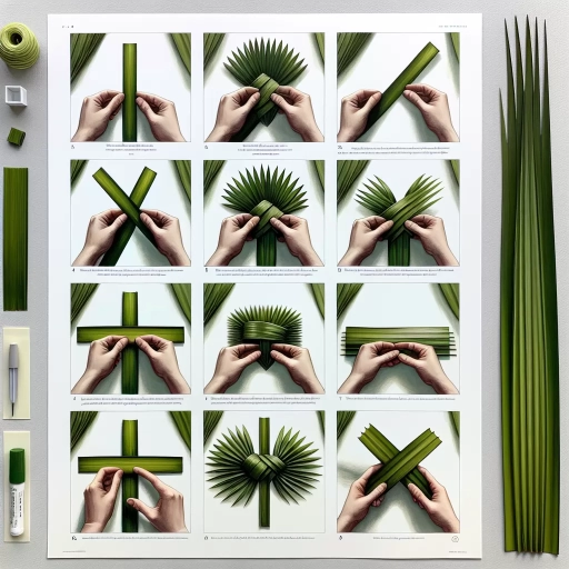 how to make a palm cross