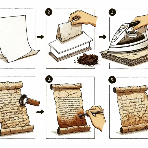 how to make a paper look old