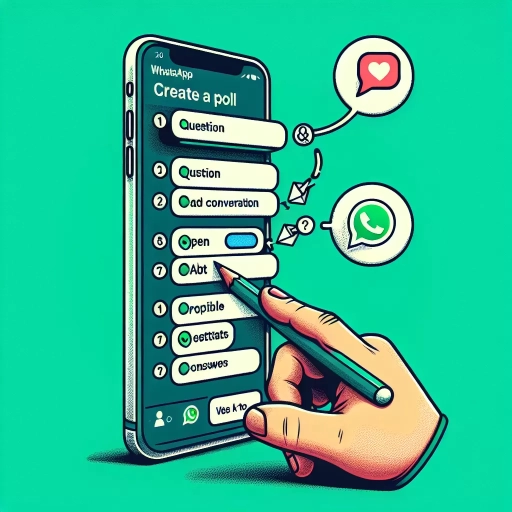 how to make a poll on whatsapp