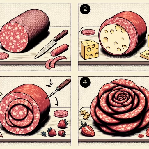 how to make a salami rose