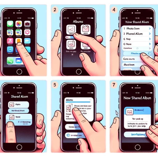 how to make a shared album on iphone