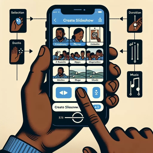how to make a slideshow on iphone