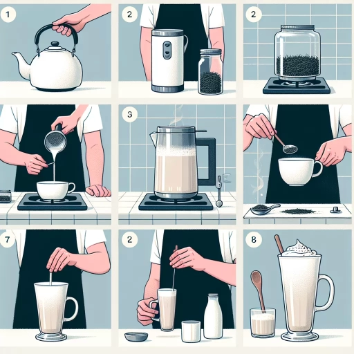 how to make a tea latte