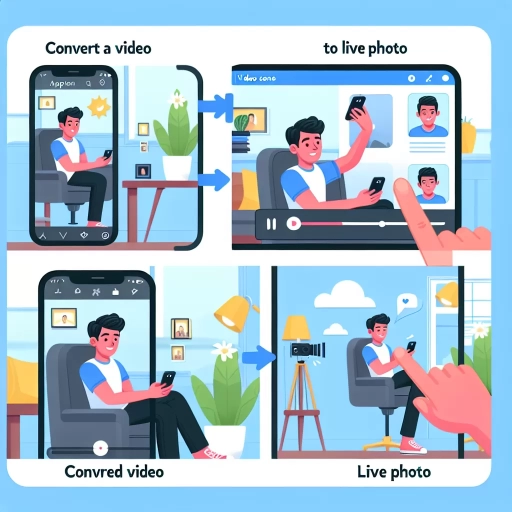 how to make a video a live photo
