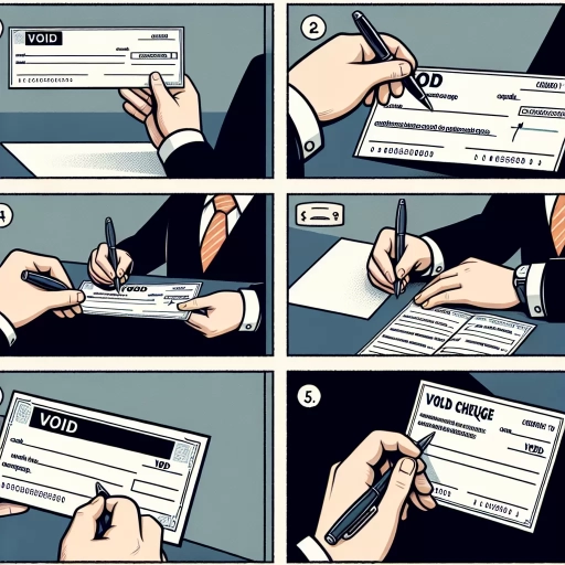 how to make a void cheque