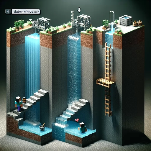 how to make a water elevator in minecraft