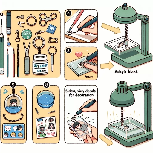 how to make acrylic keychains
