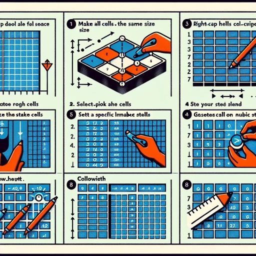 how to make all cells the same size in excel