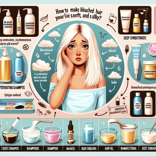 how to make bleached hair soft and silky
