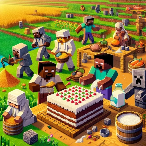 how to make cake in minecraft