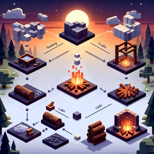 how to make campfire minecraft