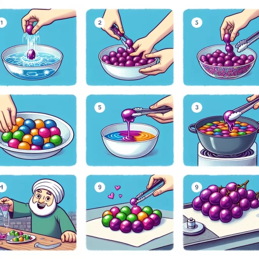 how to make candy grapes