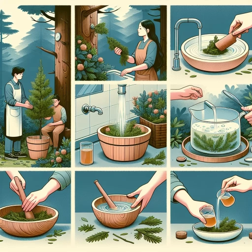 how to make cedar tea