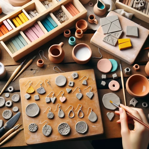 how to make clay earrings