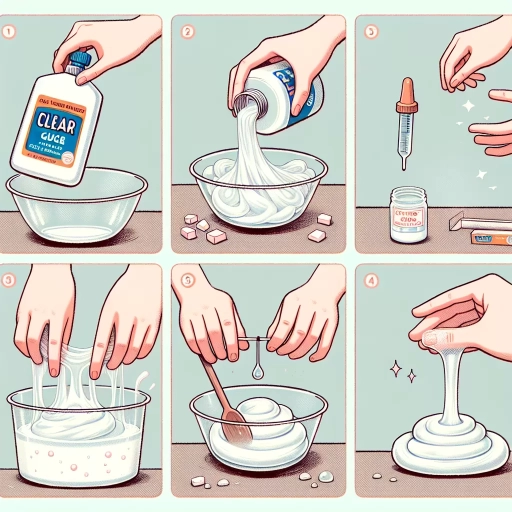 how to make clear slime