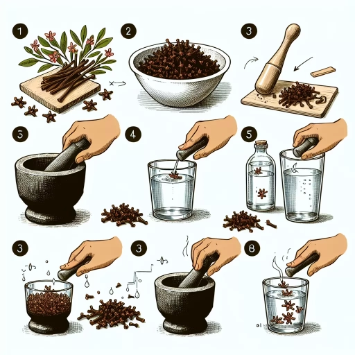 how to make clove water