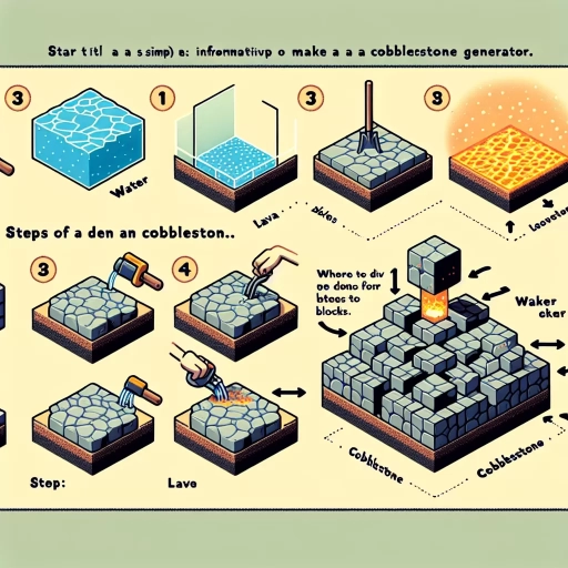 how to make cobblestone generator