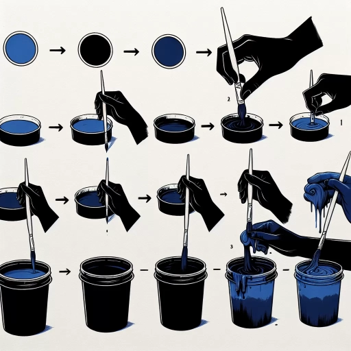 how to make dark blue