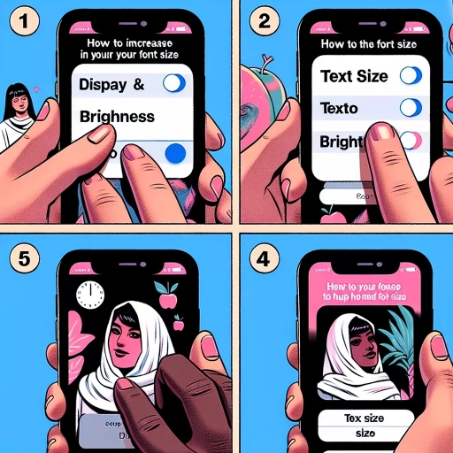 how to make font bigger on iphone