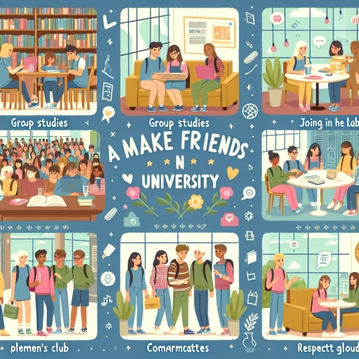 how to make friends in university