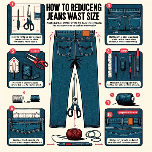 how to make jeans waist smaller