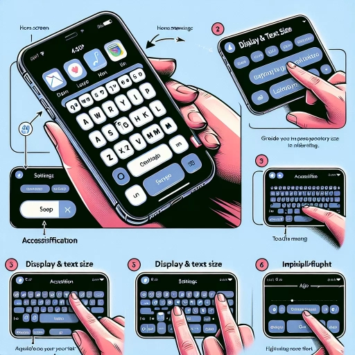how to make keyboard bigger on iphone