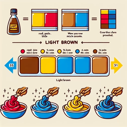 how to make light brown
